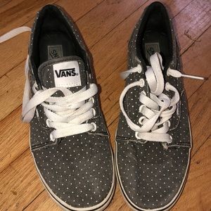 Vintage grey canvas Vans low sneakers